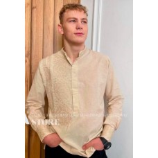 Чоловіча вишиванка Розміри S, M, L, XL.4од Стильні сучасні вишиванки льон Склад тканини: 80% бавовна, 20% поліестер.4шт опт