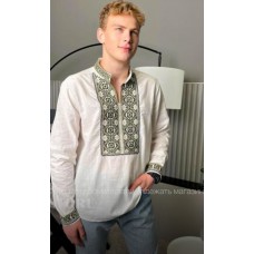 Чоловіча вишиванка Розміри S, M, L, XL.4од Стильні сучасні вишиванки льон Склад тканини: 80% бавовна, 20% поліестер.4шт опт