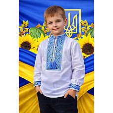 Вишиванка для хлопчика, тканина поплін, розміри 6-12 років (7 од.)