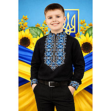 Вишиванка для хлопчика, тканина поплін, розміри 7-12 років (6 од.)