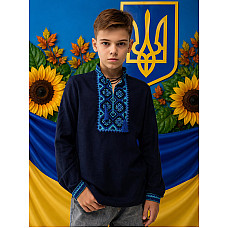 Вишиванка підліткова на хлопчика, натуральний льон, розміри 146-164 (4 од.)