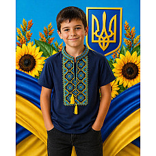 Футболка для хлопчика, турецький кулір, розміри 98-164 (12 од.)