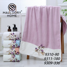 Банні рушники з мікрофібри MALLORY HOME. М'які, добре вбирають вологу, приємні на дотик. Розмір: 140×70 см. Оптом — упаковка 6 штук, кольори мікс.