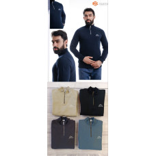 Чоловіча толстівка на флісі, арт. 8101 Samo. Тканина — тринитка. Кольори: чорний, сірий, темно-синій, бежевий, темно-сірий. Розміри 48–56.