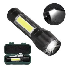 ОПТ! Тактичний ліхтар BL-511 USB (алюмінієвий корпус) + Кейс