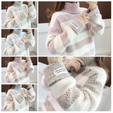 Жіночий Велюровий Светр/Кофта (М'який Плюш). Розмір 52-54 (Універсал). 10 шт. в пачці (Мікс кольорів). ОПТ Opt7km.