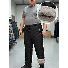 Чоловічі плащові штани на теплому хутрі (розміри XL, 2XL, 3XL, 4XL, 5XL, упаковка 5 шт)