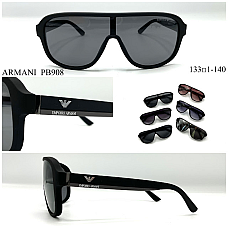 Окуляри сонцезахисні Emporio Armani PB908, поляризовані, чоловічі, класичні, розмір 53口22-140, преміум якість, опт