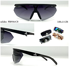 Окуляри сонцезахисні Adidas PB916, поляризовані, спортивні, пластикова оправа, розмір 60口18-130, преміум якість, опт
