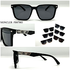 Окуляри сонцезахисні Moncler PB87003, поляризовані, чоловічі, прямокутні, розмір 60口15-146, преміум якість, опт