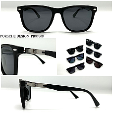 Окуляри сонцезахисні Porsche Design PB87008, поляризовані, чоловічі, пластикова оправа, розмір 60口19-146, преміум якість, опт
