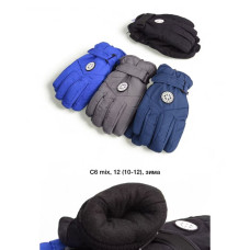 Підліткові рукавички Дуті (Код С-6) — 10-12 років, на флісі