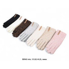 ОПТ! Жіночі рукавички Кашемір + Шерсть — Сенсорні, Плюш, 6.5-8.5