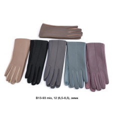 ОПТ! Жіночі рукавички Екозамша (6.5-8.5) — Сенсорні, Плюш