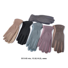 ОПТ! Жіночі рукавички Екозамша (6.5-8.5) — Сенсорні, Плюш