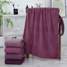 Банний рушник з мікрофібри, розмір 140×70 см. М'який, легкий, швидко сохне. Ідеально підходить для дому, спортзалу чи подорожей. Упаковка 8 штук, різні кольори. Опт.