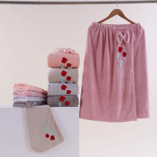 ОПТ! Набір мікрофібра Халат + Чалма (Код 80338-100) — 4 шт