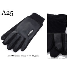 ОПТ! Чоловічі рукавички Замша/Кожзам (А25) — Сенсорні