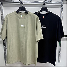 Чоловіча футболка коттон Батал (2XL-4XL) — Опт