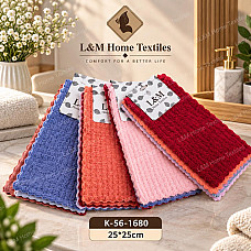 Кухонні серветки L&M K-56-1680, 25×25 см, різні кольори, 20 шт. оптом