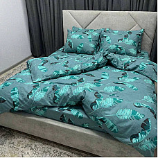 Постіль 1.5-спальна (бязь, Пакистан): простирадло 150×220, підковдра 150×220, 2 наволочки 70×70. Виробник — Україна. Опт 
