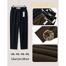 Штани/брюки жіночі зимові теплі на флісі/хутрі TBMR 69101 (3XL-6XL)