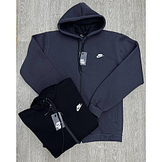 Батник/худі чоловічий на блискавці зимовий Nike Код: 1014# (M-3XL)