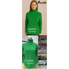 Теплий жіночий светр Кашемір. Батал Розмір 52-54. ОПТОМ: пачка 10 шт. Мікс.