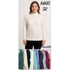 Жіночий светр (Якість Кашемір). Розмір 52. ОПТ 10 шт. (Модель A605).