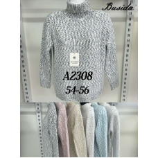 Жіночий светр (Якість Кашемір). Батал 54-56. ОПТ 10 шт.