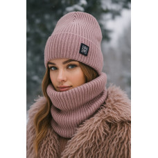 Зимовий комплект: Шапка на флісі та подвійний Бафф. ОПТ. Розмір 55-57.