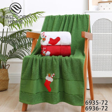 Купити банні махрові рушники 70х140 см (6 шт.) оптом. Opt7km