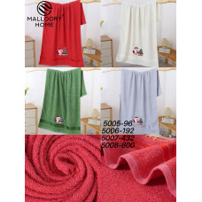 Банні рушники махрові розмір 140-70 см в упаковці різні кольори опт