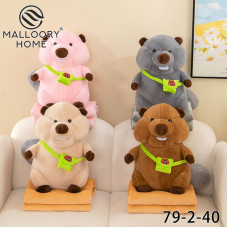 Іграшка + плед Розмір пледу 120×160 см Різні кольори оптом