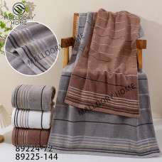 Банні рушники махрові розмір 140-70 см в упаковці різні кольори опт