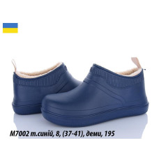 Демісезонні тапки M7002 з утепленим хутром усередині. Розміри: 37–41. Легкі, теплі та комфортні для дому чи прогулянок. В упаковці 8 пар. Оптом на сайті opt7km.net.ua