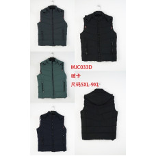 Чоловічий утеплений жилет з капюшоном. Модель з блискавкою та додатковою застібкою на кнопки, бокові кишені на замках. Розміри 5XL–9XL. Ідеальний для осінньо-весняного сезону. Опт.