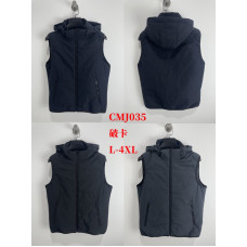 Чоловічий утеплений жилет  з капюшоном. Модель на блискавці, з боковими кишенями. Розміри L–4XL. Практичний вибір для прохолодної погоди. Опт.