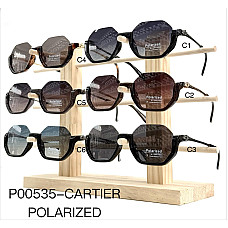 Опт Жіночі сонцезахисні окуляри CARTIER Polarized P00536 (Кольори C1, C2, C3, C4, C5, C6) на opt7km.net.ua —