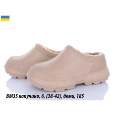 Жіночі демісезонні сабо з утепленою підкладкою. Розміри: 38–42. Міцна підошва та зручна колодка забезпечують комфорт при носінні вдома чи надворі. В упаковці 6 пар. Оптом на сайті opt7km.net.ua