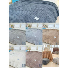 ОПТ! Плед «Кубик» цупкий 200*230 см у сумці — Євро 220-200 см 