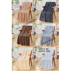 Набір рушників для обличчя Malloory Home "Хвиля", мікрофібра, 50*100 см, 3 шт в упаковці, надм'яка текстура