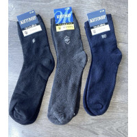 Чоловічі махрові шкарпетки Житомир. Теплі, щільні, зручні. Розмір 27–29, асорті кольорів.