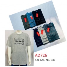 Футболка чоловіча 5XL 6XL 7XL 8XL в упаковке 5 шт оптом