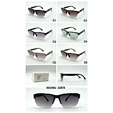 Жіночі сонцезахисні окуляри MIU MIU 22878, напівободкова оправа, асорті кольорів, опт