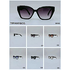 Жіночі сонцезахисні окуляри TIFFANY & CO. 26102, форма «котяче око», асорті кольорів, опт