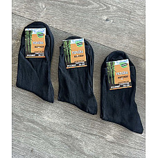 Шкарпетки чоловічі/підліткові «Україна» (Житомир), чорні, бамбук, розмір 36-39, опт