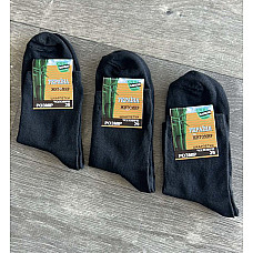 Шкарпетки чоловічі «Україна» (Житомир), чорні, бавовна з лайкрою, розмір 41-45, упаковка 12 пар, опт