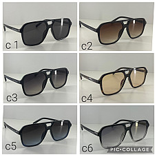 Сонцезахисні окуляри Dolce & Gabbana, чоловічі авіатори, асорті кольорів, опт