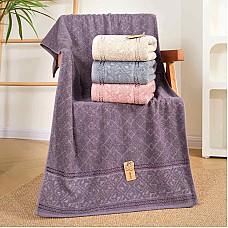 Рушник для обличчя з мікрофібри «Сердечна Ніжність» 50х100 см, м'який ворс, асорті кольорів, опт